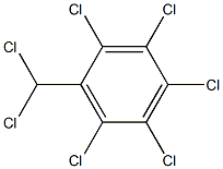 Benzene, pentachloro(dichloromethyl)- Structure