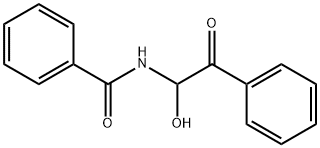 N-(1-hydroxy-2-oxo-2-phenylethyl)benzamide 구조식 이미지