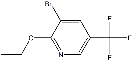 3-Bromo-2-ethoxy-5-(trifluoromethyl)pyridine Structure