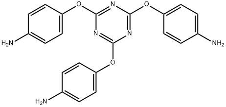 Benzenamine,4,4',4''-[1,3,5-triazine-2,4,6-triyltris(oxy)]tris- Structure