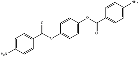 [4-(4-aminobenzoyl)oxyphenyl] 4-aminobenzoate Structure