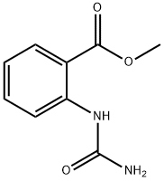 Benzoic acid,2-[(aminocarbonyl)amino]-, methyl ester Structure