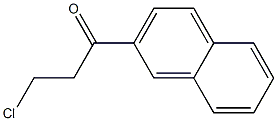 1-Propanone, 3-chloro-1-(2-naphthalenyl)- 구조식 이미지