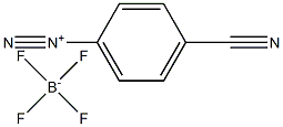Benzenediazonium, 4-cyano-, tetrafluoroborate(1-) 구조식 이미지