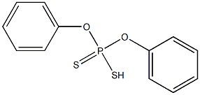 Phosphorodithioic acid,O,O-diphenyl ester Structure