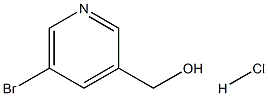 3-Pyridinemethanol, 5-bromo-, hydrochloride 구조식 이미지