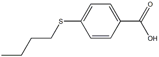 4-(n-Butylthio)benzoic acid 구조식 이미지