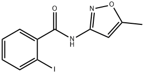 2-iodo-N-(5-methyl-1,2-oxazol-3-yl)benzamide Structure