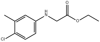 Glycine,N-(4-chloro-m-tolyl)-, ethyl ester (7CI,8CI) 구조식 이미지