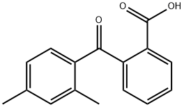 Benzoic acid,2-(2,4-dimethylbenzoyl)- 구조식 이미지