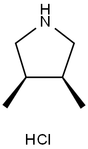 cis-3,4-dimethylpyrrolidine hydrochloride Structure