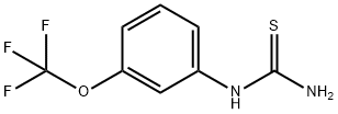 3-Trifluoromethoxyphenylthiourea Structure