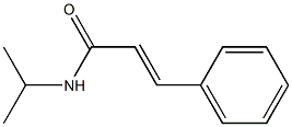2-Propenamide,N-(1-methylethyl)-3-phenyl- 구조식 이미지