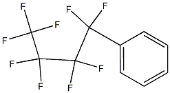 Benzene, (nonafluorobutyl)- 구조식 이미지