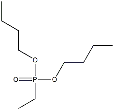 Phosphonic acid, ethyl-, dibutyl ester 구조식 이미지