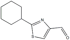 2-Cyclohexylthiazole-4-carbaldehyde Structure