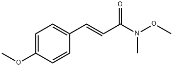 (2E)-N-methoxy-3-(4-methoxyphenyl)-N-methylprop-2-enamide 구조식 이미지