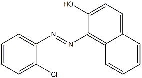 2-Naphthalenol,1-[2-(2-chlorophenyl)diazenyl]- Structure