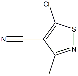 5-chloro-3-methylisothiazole-4-carbonitrile 구조식 이미지