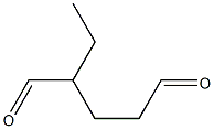 Pentanedial, 2-ethyl- 구조식 이미지