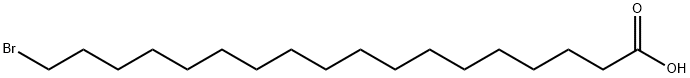 Octadecanoic acid, 18-bromo- Structure