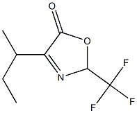 5(2H)-Oxazolone, 4-(1-methylpropyl)-2-(trifluoromethyl)- Structure