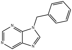 9H-Purine,9-(phenylmethyl)- 구조식 이미지