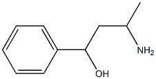 3-Amino-1-phenyl-butan-1-ol 구조식 이미지