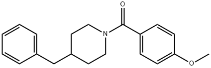 (4-benzylpiperidin-1-yl)(4-methoxyphenyl)methanone Structure