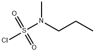 Methylpropylsulfamoylchloride 구조식 이미지