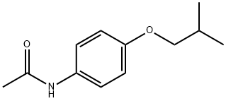 N-[4-(2-methylpropoxy)phenyl]acetamide 구조식 이미지