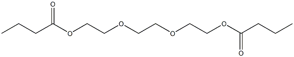 2-[2-(2-butanoyloxyethoxy)ethoxy]ethyl butanoate Structure