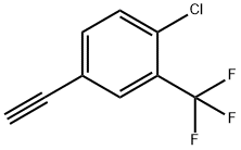 4-Chloro-3-(trifluoromethyl)phenylacetylene Structure