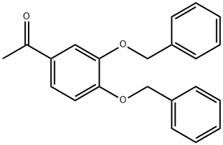 Ethanone,1-[3,4-bis(phenylmethoxy)phenyl]- Structure