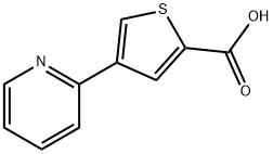 4-Pyridin-2-yl-thiophene-2-carboxylic acid Structure