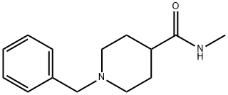 1-BENZYL-N-METHYLPIPERIDINE-4-CARBOXAMIDE 구조식 이미지