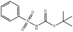 Carbamic acid, (phenylsulfonyl)-, 1,1-dimethylethyl ester 구조식 이미지