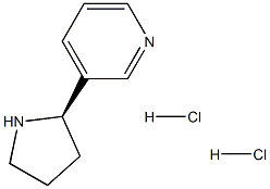 (R)-3-(Pyrrolidin-2-yl)pyridine dihydrochloride Structure