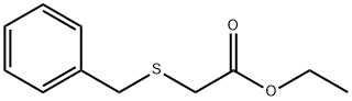 Acetic acid, [(phenylmethyl)thio]-, ethyl ester 구조식 이미지