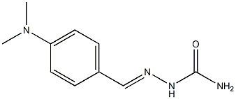 Hydrazinecarboxamide,2-[[4-(dimethylamino)phenyl]methylene]- Structure