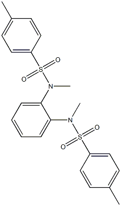 Benzenesulfonamide,N,N'-1,2-phenylenebis[N,4-dimethyl- 구조식 이미지