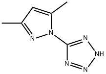 5-(3,5-dimethylpyrazol-1-yl)-2H-tetrazole Structure