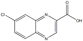 2-Quinoxalinecarboxylicacid, 7-chloro- Structure