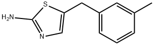 5-[(3-methylphenyl)methyl]-1,3-thiazol-2-amine Structure