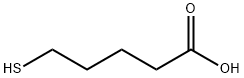 Pentanoic acid, 5-mercapto- Structure