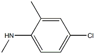 Benzenamine, 4-chloro-N,2-dimethyl- Structure