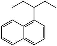 Naphthalene,1-(1-ethylpropyl)- Structure