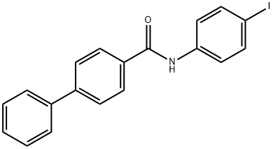 N-(4-iodophenyl)-4-biphenylcarboxamide Structure