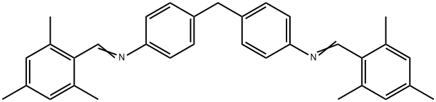 (mesitylmethylene)(4-{4-[(mesitylmethylene)amino]benzyl}phenyl)amine 구조식 이미지