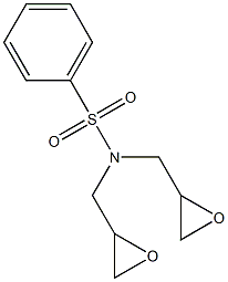 Benzenesulfonamide, N,N-bis(oxiranylmethyl)- 구조식 이미지